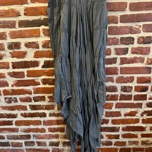 Chic Charcoal Women's Maxi Skirt